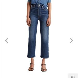 Levi’s ribcage straight leg jeans